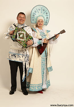 Balalaika Duo, Mikhail Smirnov, Elina Karokhina, photo credit Yuriy Balan